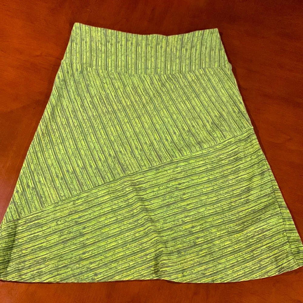 Maggie’s Organics stretchy green skirt